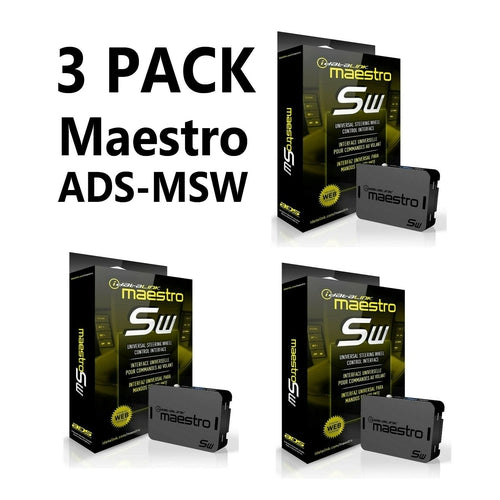 3 iDatalink Maestro SW ADS-MSW Steering Wheel Control Integration Module 3 Pack - TuracellUSA
