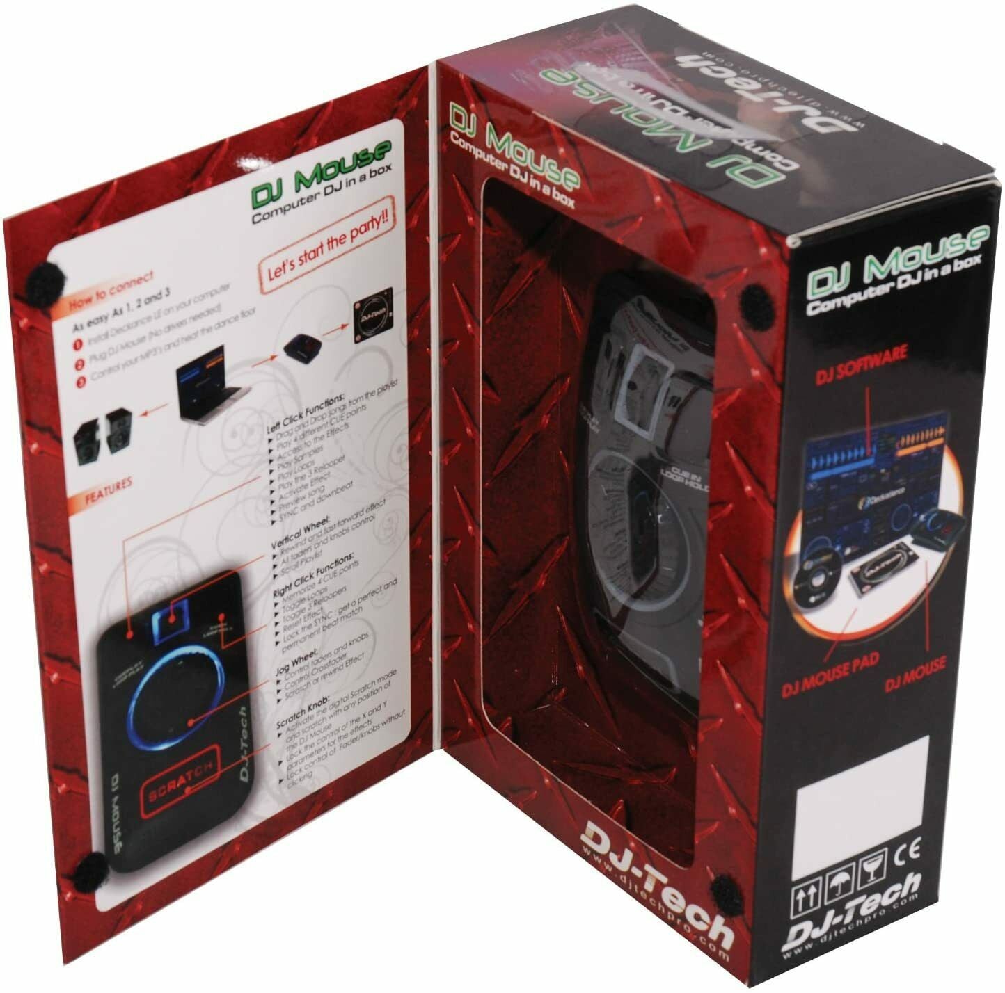 DJMOUSE DJ-Tech USB DJ Controller Mouse USB powered BRAND NEW - TuracellUSA