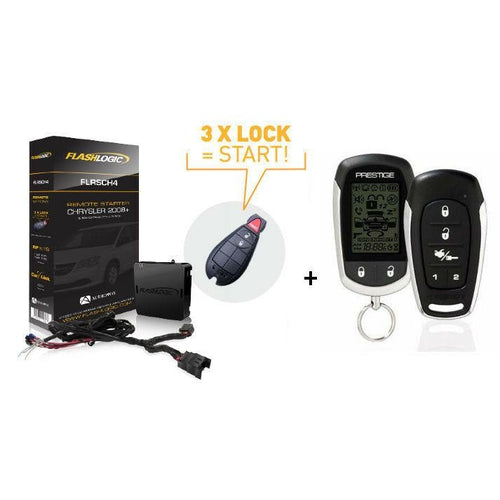Flashlogic Remote Start for Dodge Charger 2008 to 2010 + 2-Way Remote Kit - TuracellUSA