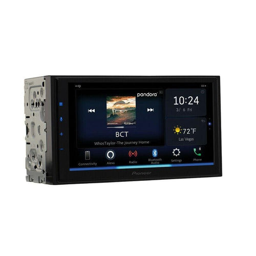 DMH-W4600NEX Pioneer 6.8" In Dash Multimedia Receiver Touch Alexa CarPlay NO CD - TuracellUSA