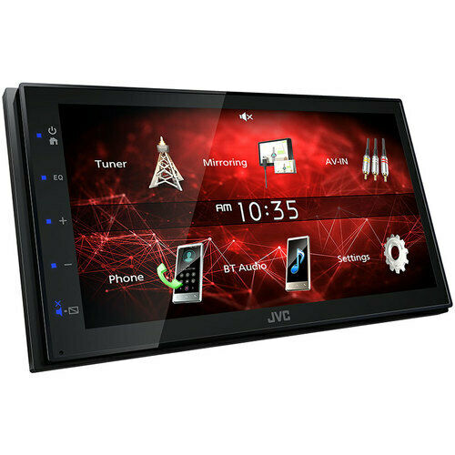 JVC KW-M150BT 6.8" In-Dash Car Monitor Digital Media Bluetooth Receiver USB/MP3 - TuracellUSA