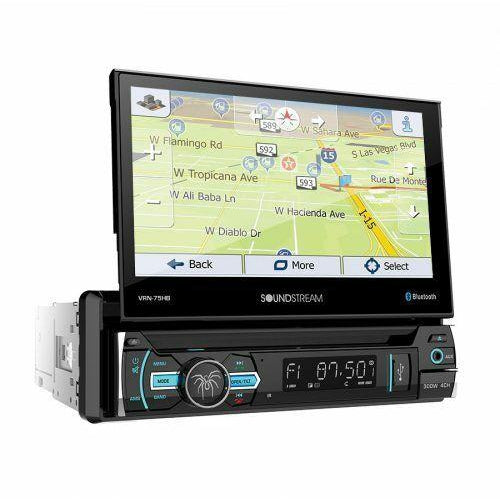 SOUNDSTREAM VRN75HB 7" CD DVD GPS USB BLUETOOTH NAVIGATION 300W AMPLIFIER STEREO - TuracellUSA