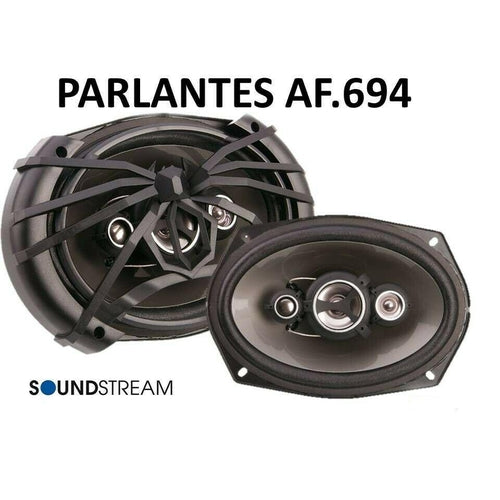 Pair SOUNDSTREAM AF.694 6"X9" 500W 4-WAY DOME Tweeter COAXIAL SPIDER SPEAKERS - TuracellUSA