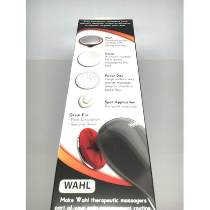 Wahl 41961201 Heat Therapy Handheld Electric Massager Muscle, Back-Neck-Face New - TuracellUSA