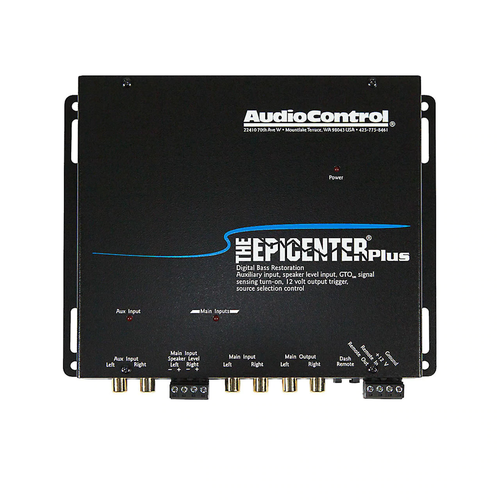 AudioControl The Epicenter Plus Restoration Processor with Hi Level input + Aux - TuracellUSA