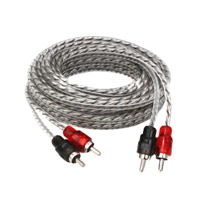 CRH12 Cerwin Vega HED Series 12ft Twin Lead Color RCA Cable Male/Male Ends NEW - TuracellUSA