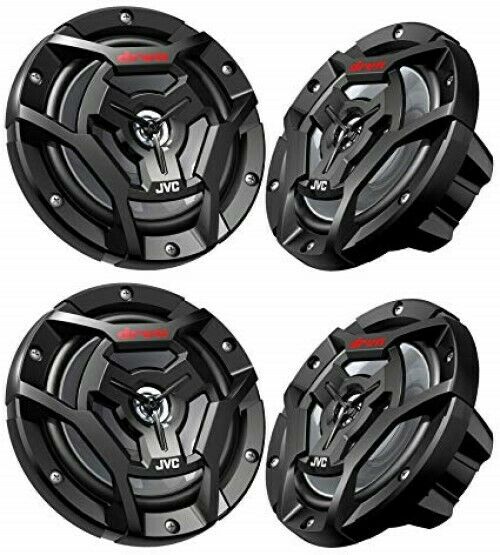 4 JVC CS-DR6200M Pair 6.5" Marine Car Speakers 300 Watts Peak BRAND NEW - TuracellUSA