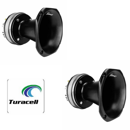 2 Timpano TPT-DH2000 PRO 2" Compression Horn Driver 8 Ohm Aluminum 400 Watts - TuracellUSA