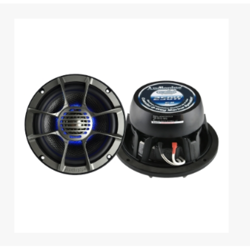 Audiopipe APMPT625LD Marine Speaker 6" 2-Way 250W, Pair With Led Lights - TuracellUSA