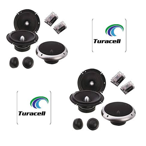 4 x SOUNDSTREAM PF.6 6.5-INCH 6.5" 2-WAY CAR AUDIO COMPONENT SPEAKERS NEW! - TuracellUSA