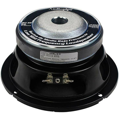 2 - Audiopipe APSL6-C Low Mid Frequency 6" Loud speaker 200W Max PAIR NEW! - TuracellUSA