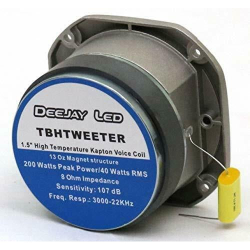 DEEJAY LED TBHTWEETER High Frequency Aluminum Bullet Tweeter NEW! 200 Watts - TuracellUSA