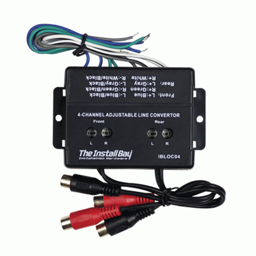 IBLOC04 Install Bay 4 Channel 60 Watt Adjustable Level Converter NEW