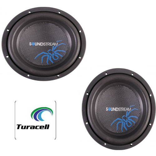2 Soundstream R3.10 Reference R3 Series 700 Watt 10" Dual 2 Ohm Subwoofers PAIR - TuracellUSA