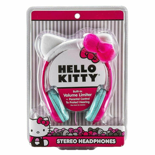 Hello Kitty HY140 Kid Friendly Headphones with Built in Volume BRAND NEW! - TuracellUSA