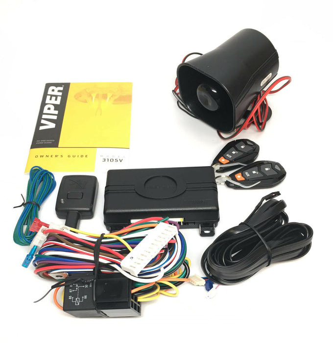 Viper 3105V Car Alarm 1-Way TWO 4-Button Remotes + iDATALINK ADSALCA - TuracellUSA
