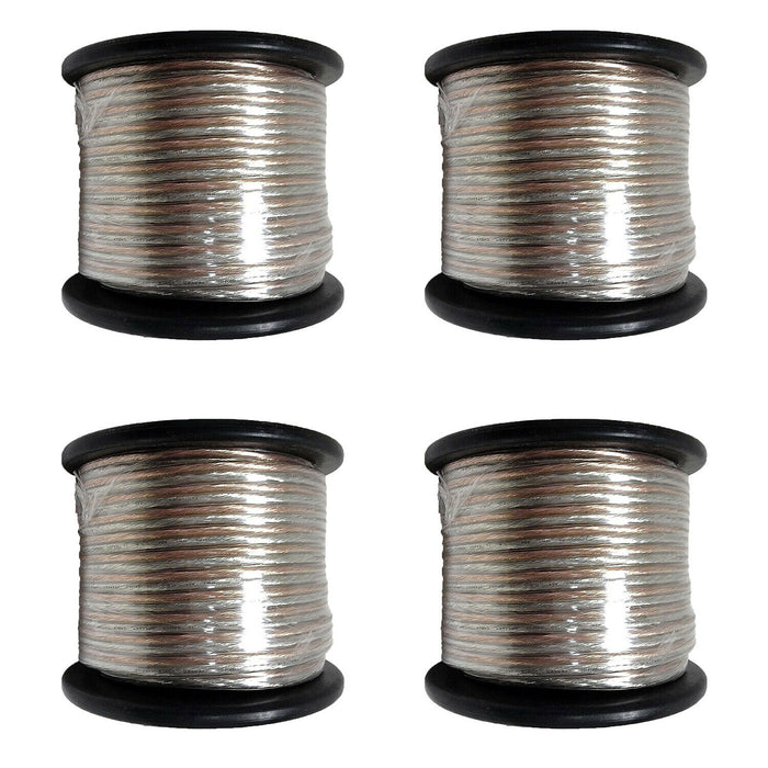 Audiopipe 14-Gauge Clear Speaker Wire 100 Feet  CABLE-14-100CLR - TuracellUSA