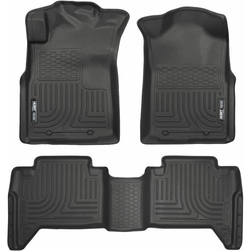 98951 Husky Liners Black Weatherbeater Front & 2nd Seat Floor Liners NEW - TuracellUSA