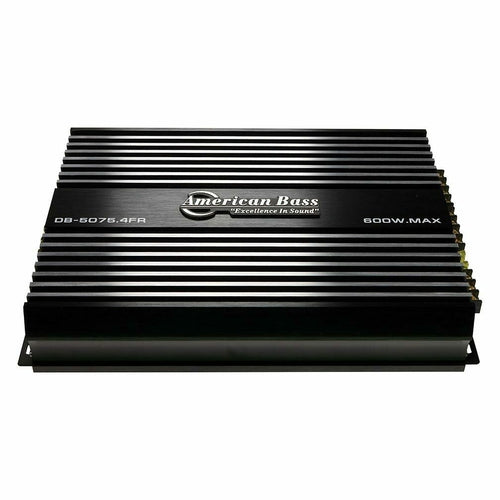 American Bass DB50754FR 4 Channel Class A/B Car Audio Ampilfier 600 Watts Max - TuracellUSA