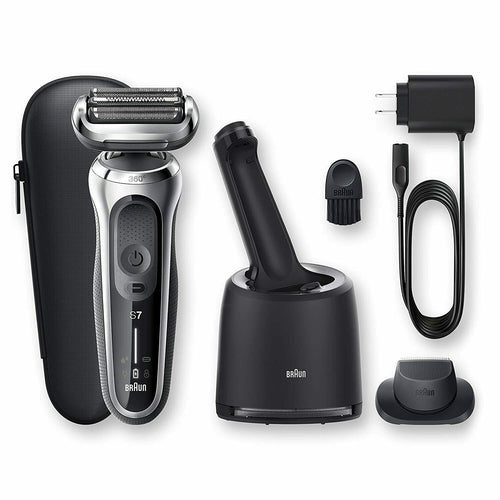 7071cc BRAUN Electric Shaver Wet & Dry,4in1 SmartCare Center and Travel Case NEW - TuracellUSA