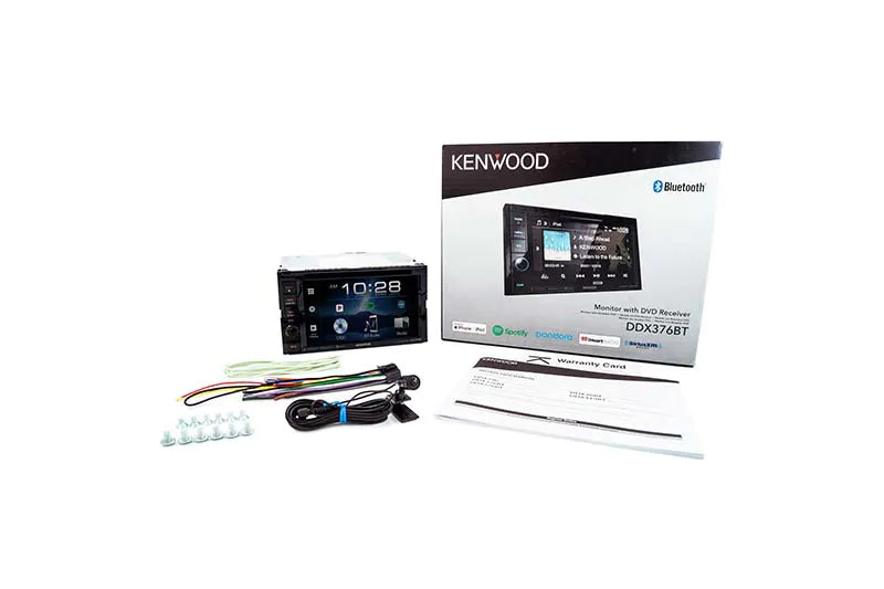 Kenwood DDX376BT Double DIN DVD Receiver 6.1" Touch Screen Bluetooth Maestro Remote App