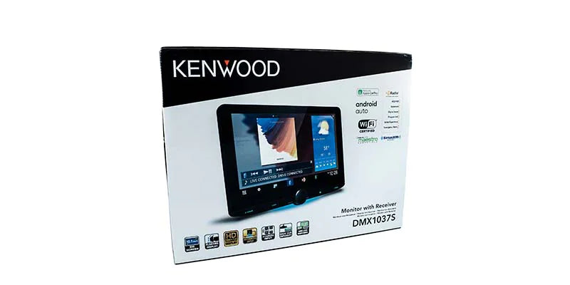 Kenwood DMX1037S 10/1" In Dash MultiMedia Receiver Apple CarPlay and Android Auto, Bluetooth, Wifi