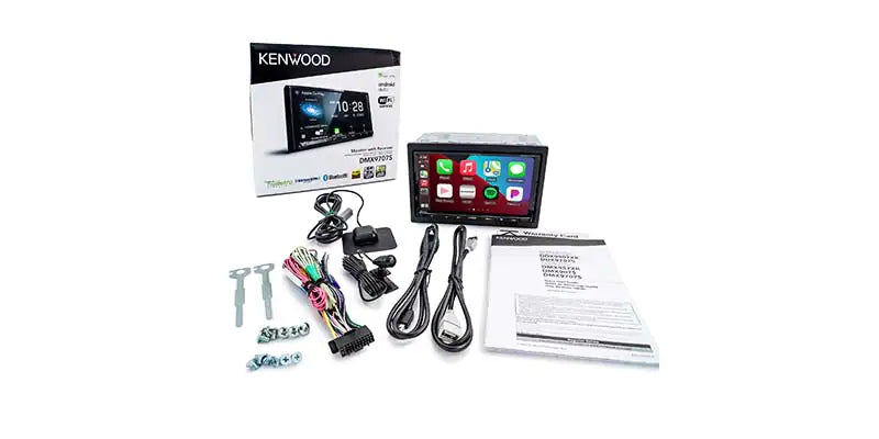 Kenwood DMX9707S 2-DIN 6.95" Touch Screen In Dash Media Receiver Bluetooth CarPlay Android Auto