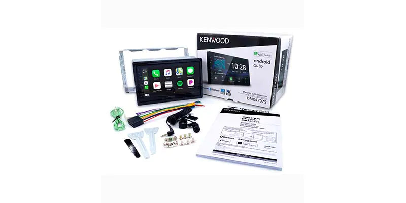 Kenwood DMX4707S Digital Media Receiver 6.8" Capacitive Touch Screen, Bluetooth Apple CarPlay, Android Auto