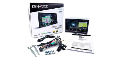 Kenwood DNX577S In Dash Car 6.8" WVGA Navigation/DVD Receiver, Apple CarPlay, Garmin Navigation