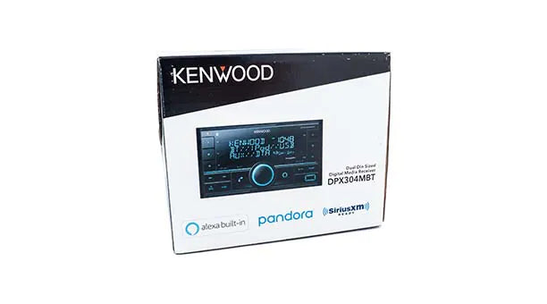 Kenwood DPX304MBT Double DIN Digital Media Receiver with Bluetooth Amazon Alexa and Spotify ready