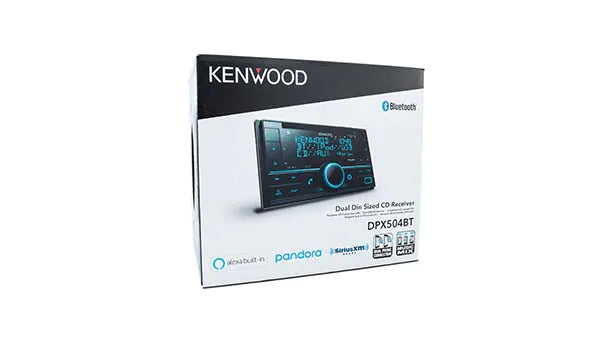 Kenwood DPX504BT Double DIN CD Receiver Bluetooth, Amazon Alexa, Spotify Ready Front USB & Aux In