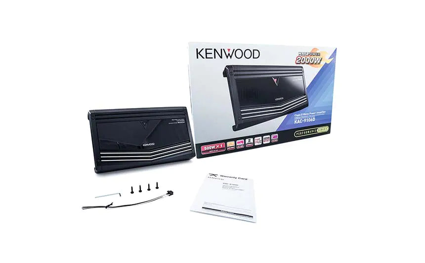 Kenwood KAC-9106D Class D Mono Power Amplifier 2000 Watts Max