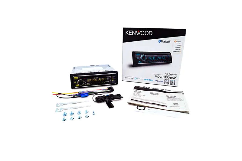 Kenwood KDC-BT778HD CD Receiver with Bluetooth Alexa Built-In HD Radio Spotify Pandora Sirius Ready