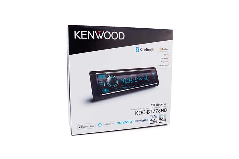 Kenwood KDC-BT778HD CD Receiver with Bluetooth Alexa Built-In HD Radio Spotify Pandora Sirius Ready