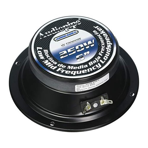 (2) Audiopipe APMB-6SB-C 6" Low Mid Speaker 250 Watts Peak / 125W Rms (BRAND NEW PAIR) - TuracellUSA