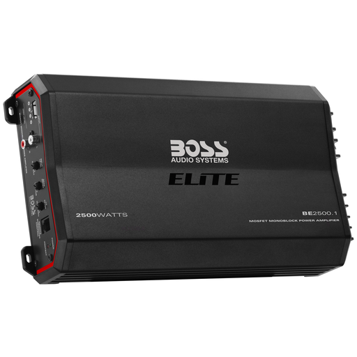 BE2500.1 Boss Elite 2500W High Output Monoblock Class A/B Amplifier - TuracellUSA