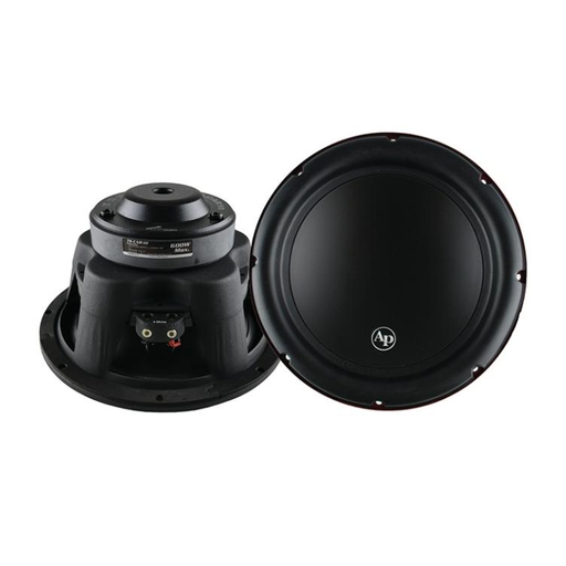 2 Audiopipe TS-CAR10 10" Edge Woofer, 600 Watts Max, 300 W Rms/Single Voice Coil - TuracellUSA