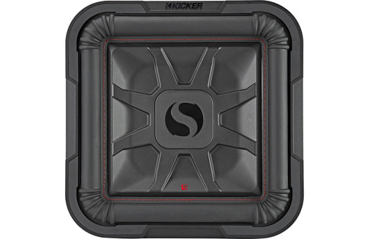 Kicker 46L7T124 Solo-Baric L7T Series shallow-mount 12" dual 4-ohm voice coil component subwoofer - TuracellUSA