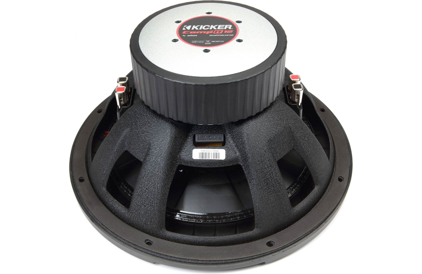 Kicker 48CWR124 CompR Series 12" subwoofer with dual 4-ohm voice coils - TuracellUSA