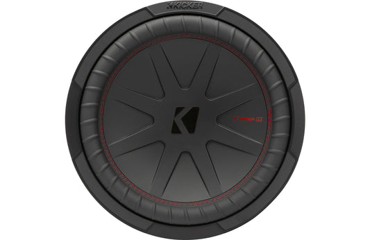 Kicker 48CWR124 CompR Series 12" subwoofer with dual 4-ohm voice coils - TuracellUSA