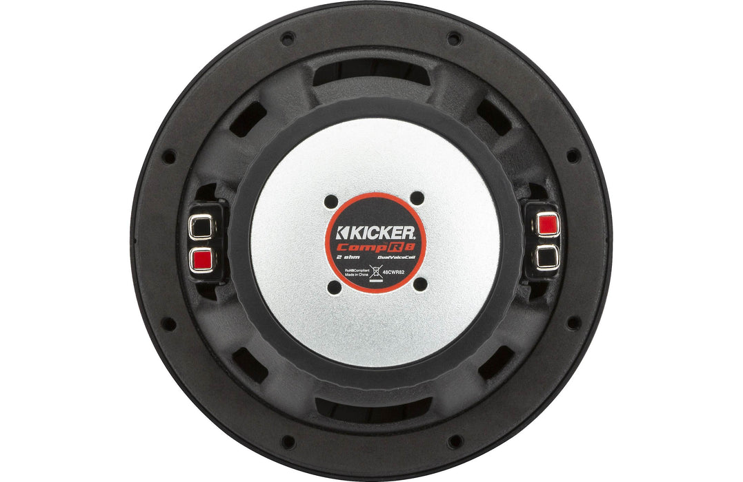 Kicker 48CWR82 CompR Series 8" subwoofer with dual 2-ohm voice coils - TuracellUSA
