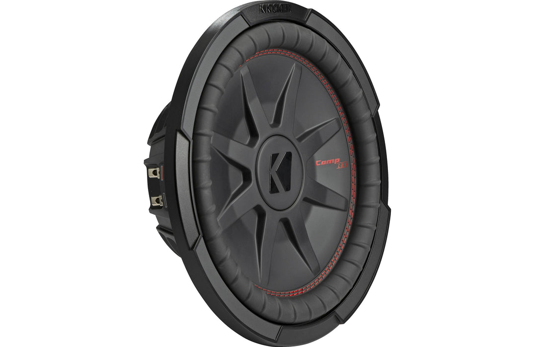 Kicker 48CWRT122 CompRT Series shallow-mount 12" subwoofer with dual 2-ohm voice coils - TuracellUSA