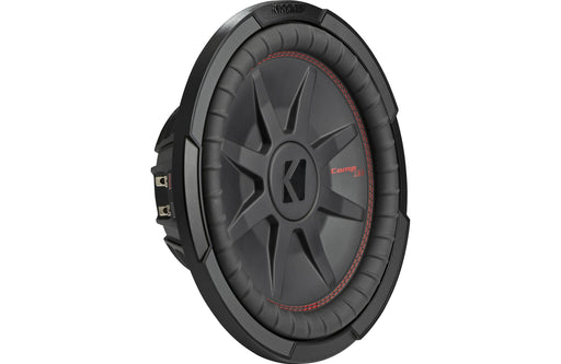 Kicker 48CWRT124 CompRT Series shallow-mount 12" subwoofer with dual 4-ohm voice coils - TuracellUSA