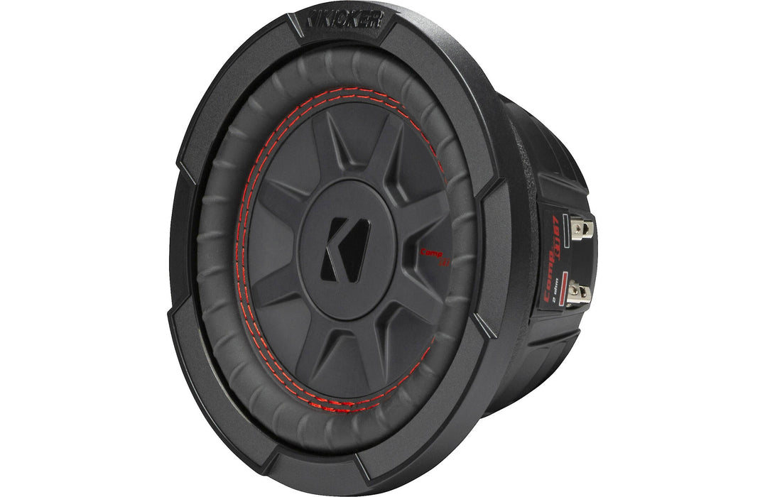 Kicker 48CWRT672 CompRT Series shallow-mount 6-3/4" subwoofer with dual 2-ohm voice coils - TuracellUSA
