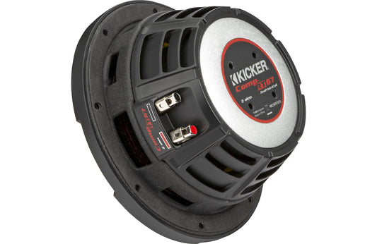 Kicker 48CWRT672 CompRT Series shallow-mount 6-3/4" subwoofer with dual 2-ohm voice coils - TuracellUSA