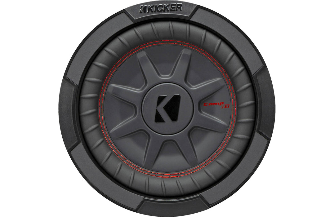 Kicker 48CWRT82 CompRT Series shallow-mount 8" subwoofer with dual 2-ohm voice coils - TuracellUSA
