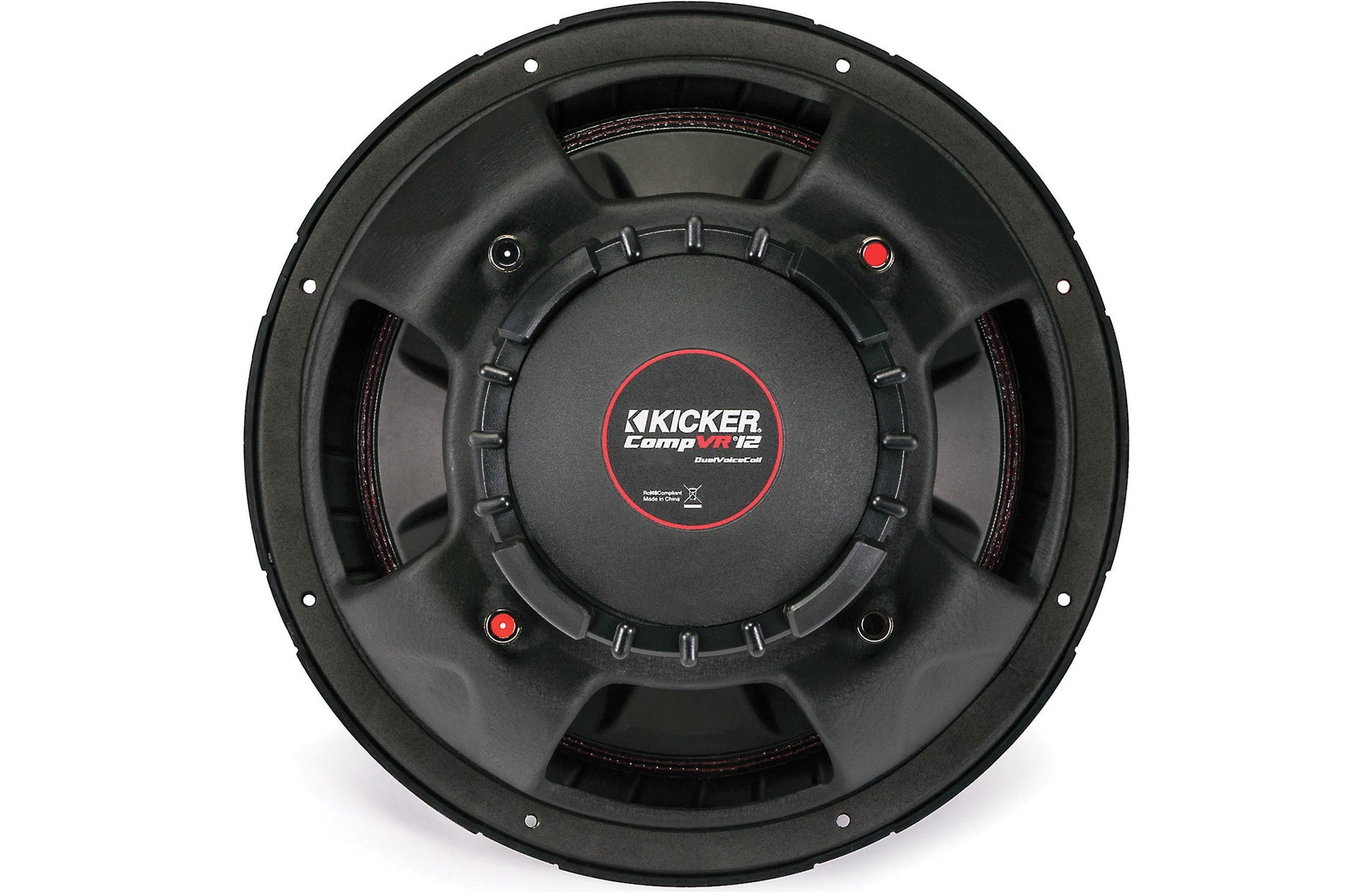 Kicker CompVR 43CVR122 12" subwoofer with dual 2-ohm voice coils - TuracellUSA