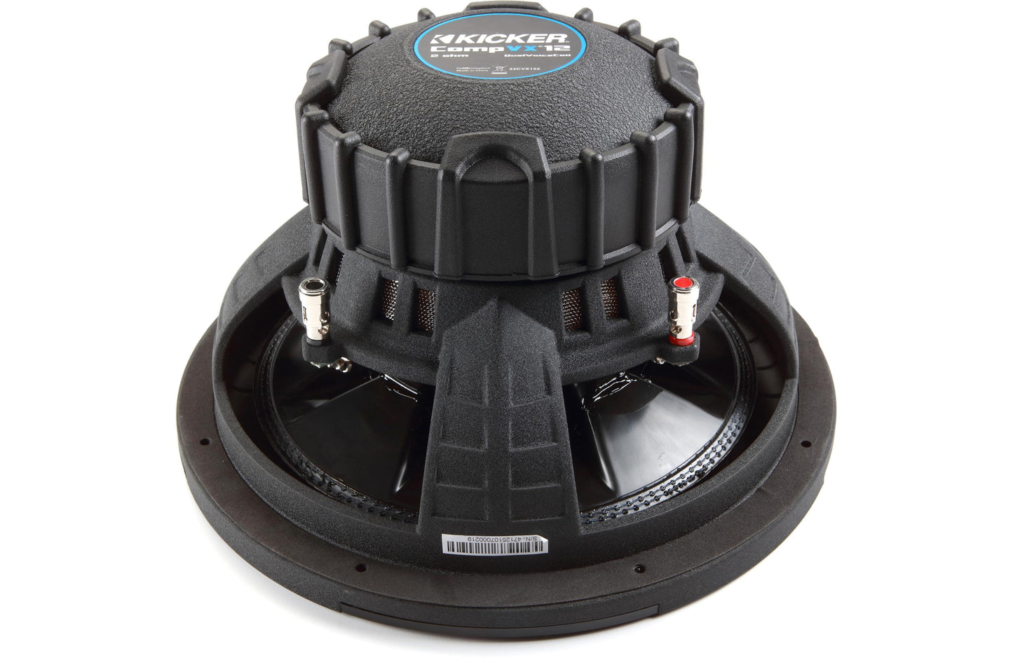 Kicker 44CVX122 CompVX Series 12" subwoofer with dual 2-ohm voice coils - TuracellUSA