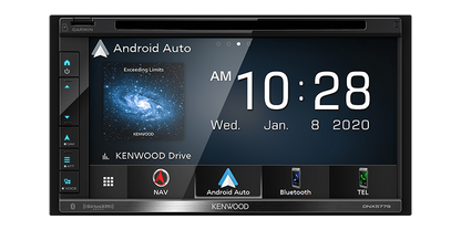 Kenwood DNX577S In Dash Car 6.8" WVGA Navigation/DVD Receiver, Apple CarPlay, Garmin Navigation