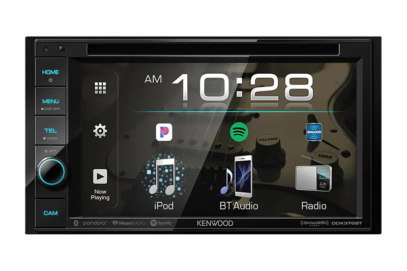 Kenwood DDX376BT Double DIN DVD Receiver 6.1" Touch Screen Bluetooth Maestro Remote App